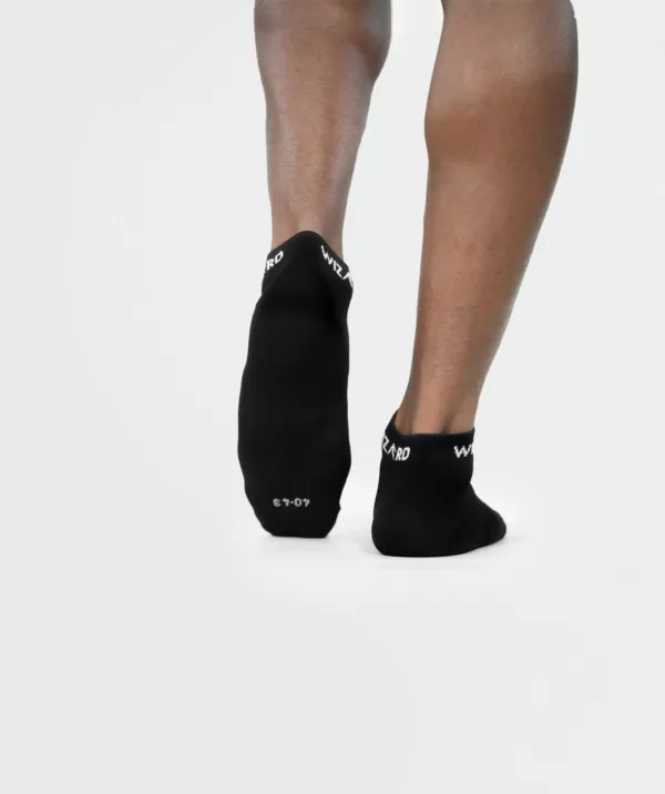 Unisex Ankle Dry Touch Socks - Pack of 3 Black Image 2