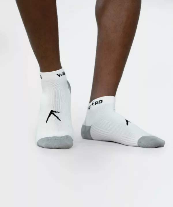 Unisex Ankle Polyester Socks - Pack of 3 White Image 2